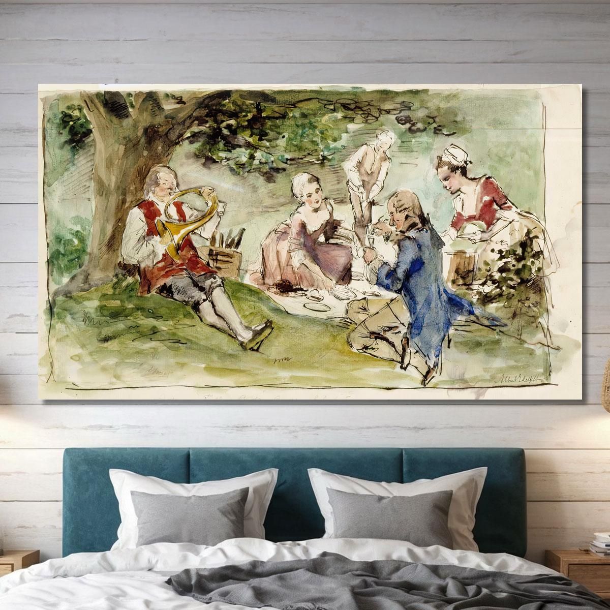 Villa Next To The Spring Training Albert Edelfelt aed38 canvas print 