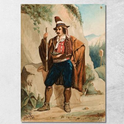 Italian Bandit Albert Edelfelt aed45 canvas print 