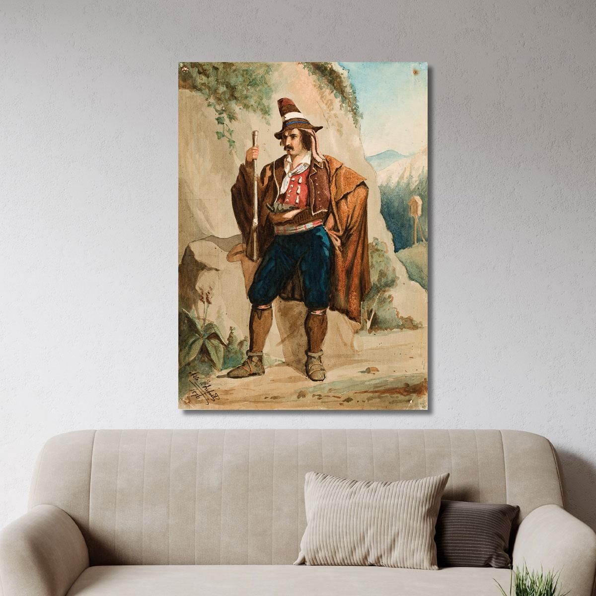 Italian Bandit Albert Edelfelt aed45 canvas print 