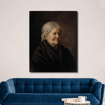 Portrait Of Fredrika Snygg Tajta Albert Edelfelt aed82 canvas print 