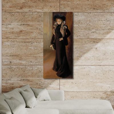 Portrait Of The Opera Singer Aino Ackté Albert Edelfelt aed95 canvas print 