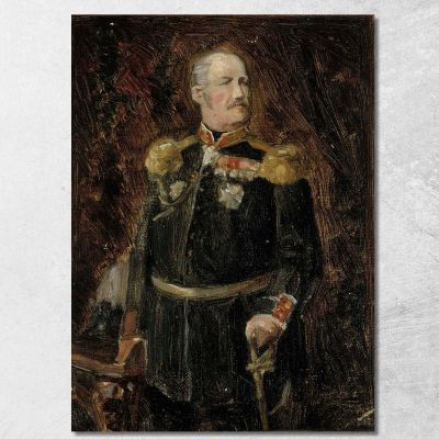 Portrait Of Adjutant General Count Adolf Aminoff Albert Edelfelt aed98 canvas print 