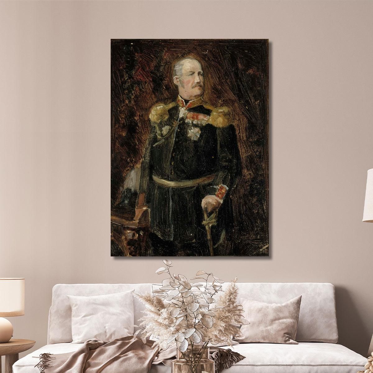 Portrait Of Adjutant General Count Adolf Aminoff Albert Edelfelt aed98 canvas print 