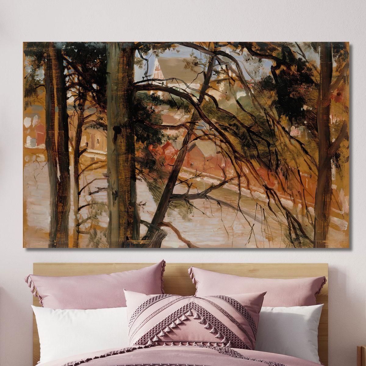 Study For Porvoo From Näsinmäki Hill Albert Edelfelt aed120 canvas print 