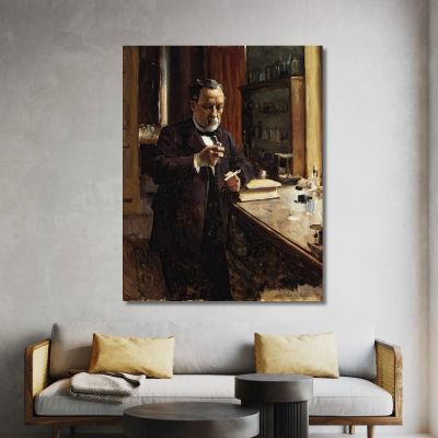 Study For The Portrait Of Louis Pasteur Albert Edelfelt aed122 canvas print 