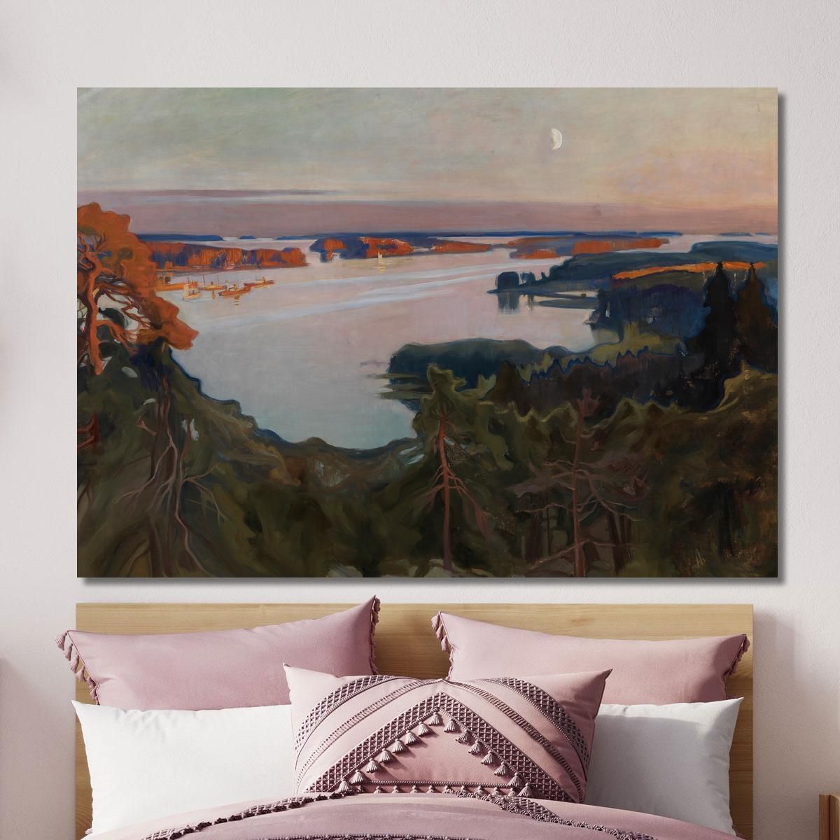 View Over Haikko Albert Edelfelt aed145 canvas print 
