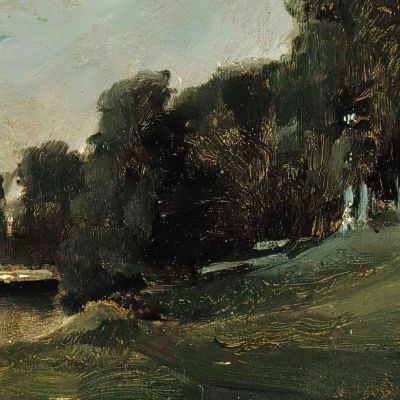 Villa At Haikko In The Moonlight Albert Edelfelt aed146 canvas print