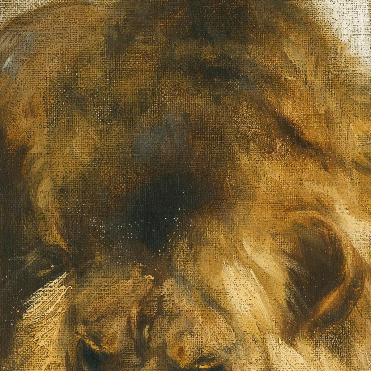 Lions Wilhelm Kuhnert wkh26 canvas print