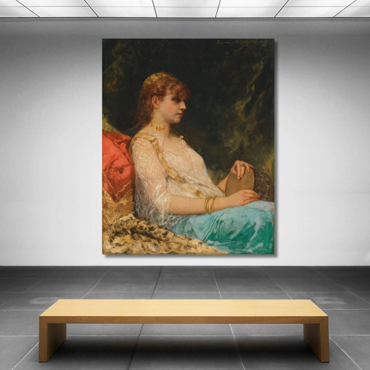 The Oriental Drummer Jean-Joseph-Benjamin Constant jjb12 canvas print 