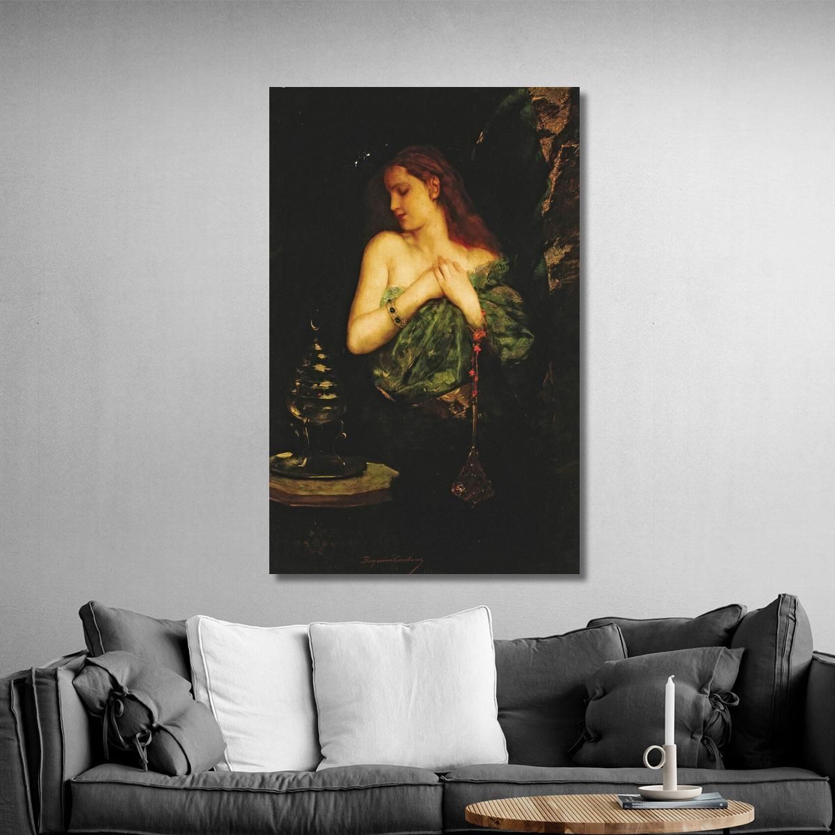 Odalisque Jean-Joseph-Benjamin Constant jjb15 canvas print 