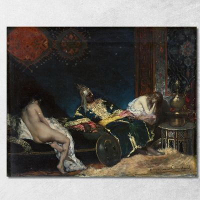 The Serbian Concubine Jean-Joseph-Benjamin Constant jjb25 canvas print 