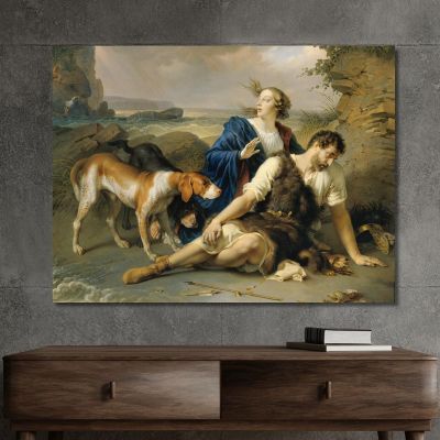 Arindal And Daura Johann Peter Krafft jpk1 canvas print 