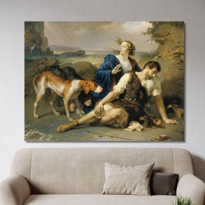 Arindal And Daura Johann Peter Krafft jpk1 canvas print 