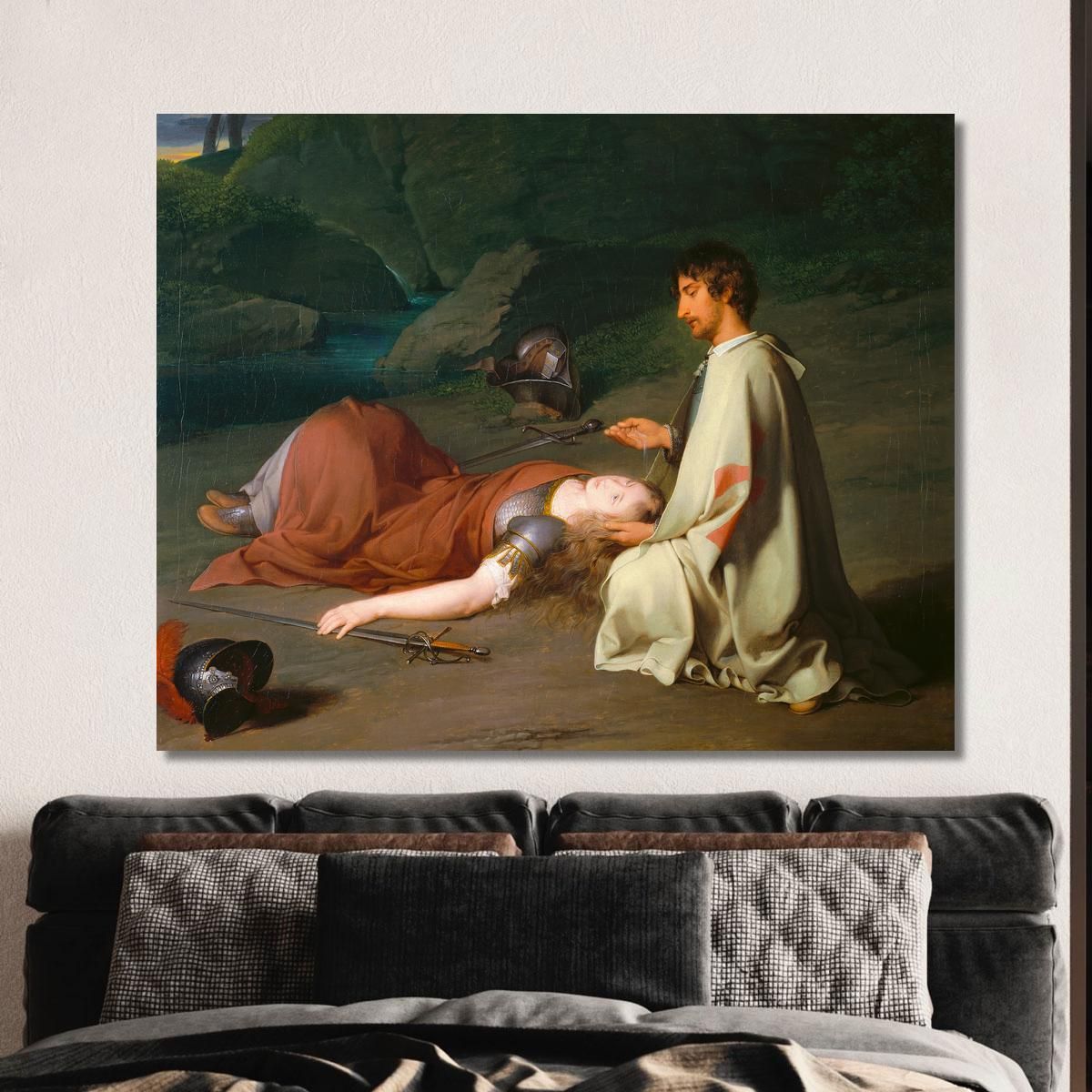 Chlorindene'S Baptism Johann Peter Krafft jpk8 canvas print 