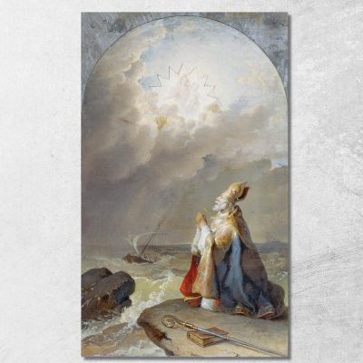 There Saint Spyridon Johann Peter Krafft jpk13 canvas print 