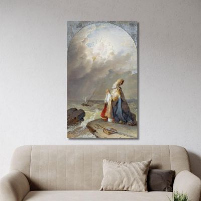 There Saint Spyridon Johann Peter Krafft jpk13 canvas print 