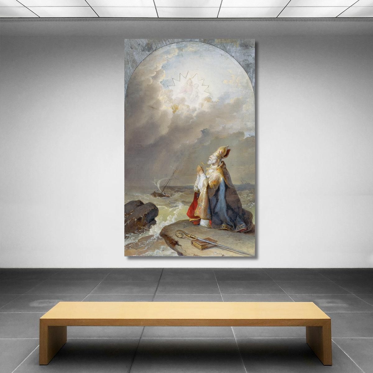 There Saint Spyridon Johann Peter Krafft jpk13 canvas print 
