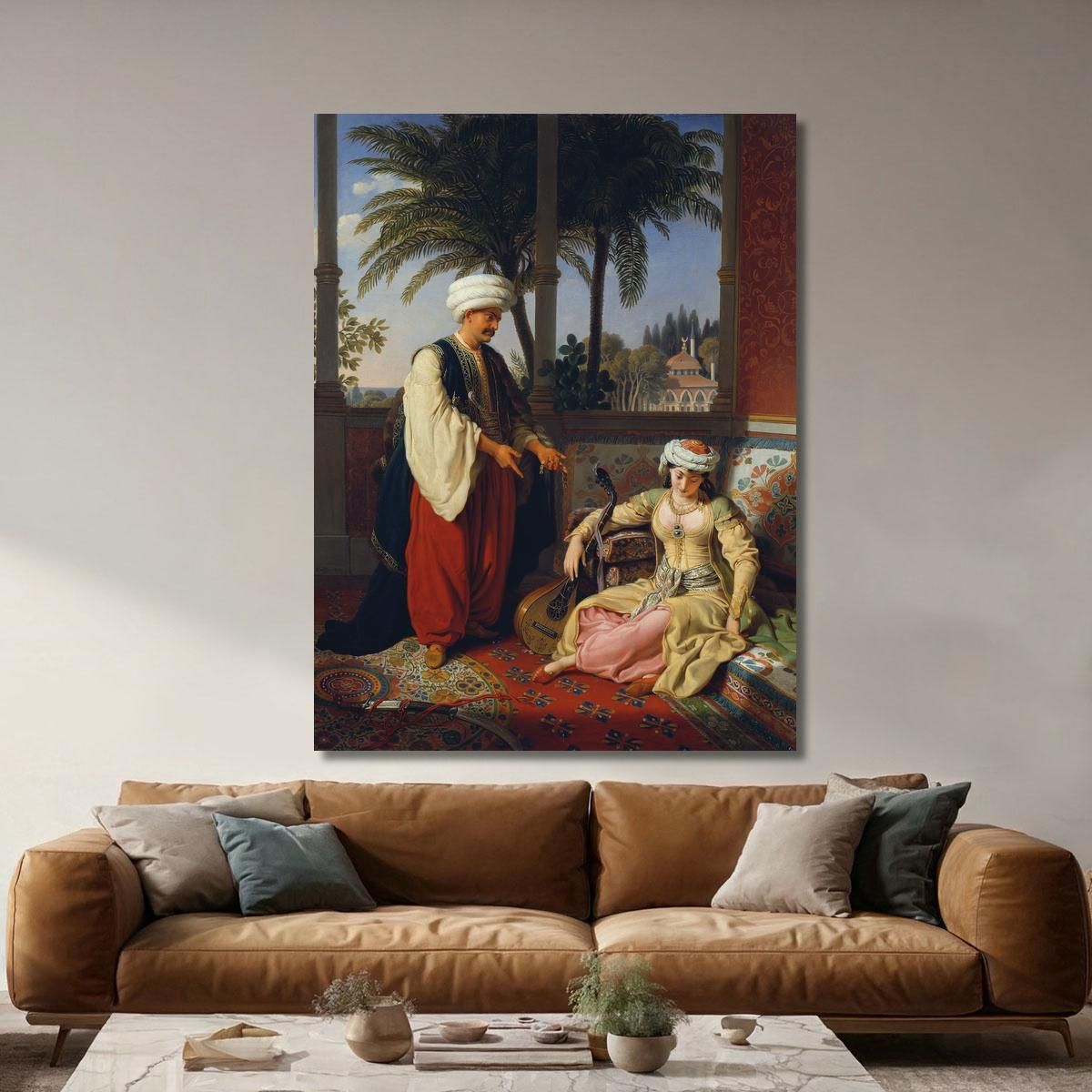 The Turkish Unfaithfulness' Johann Peter Krafft jpk17 canvas print 