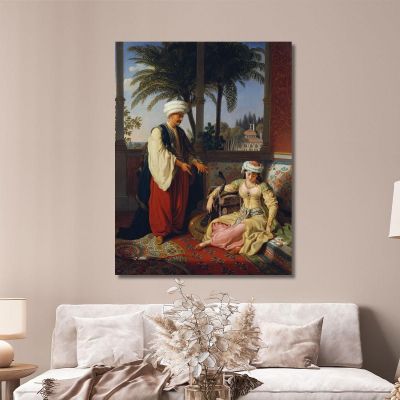 The Turkish Unfaithfulness' Johann Peter Krafft jpk17 canvas print 
