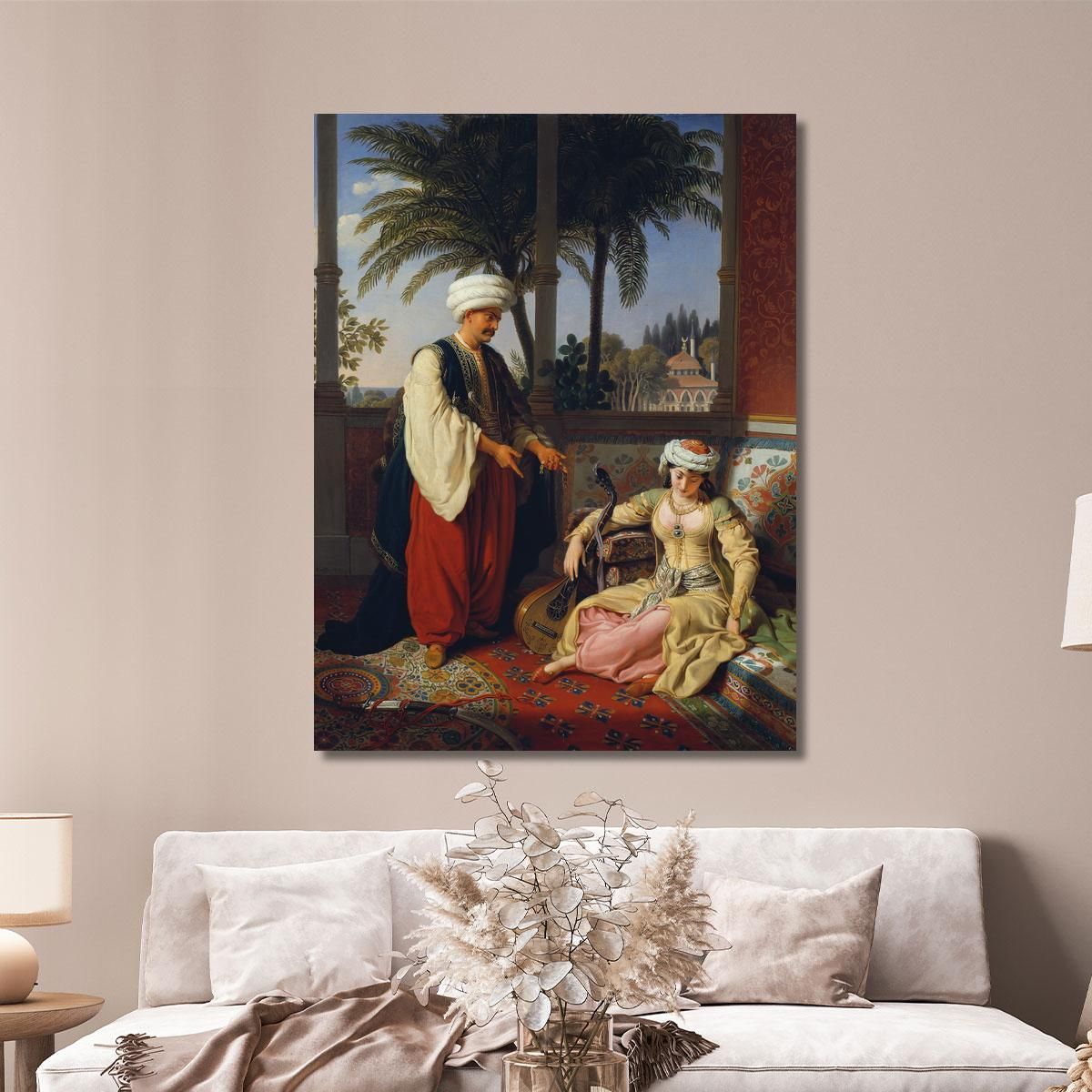 The Turkish Unfaithfulness' Johann Peter Krafft jpk17 canvas print 