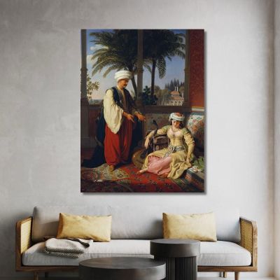 The Turkish Unfaithfulness' Johann Peter Krafft jpk17 canvas print 