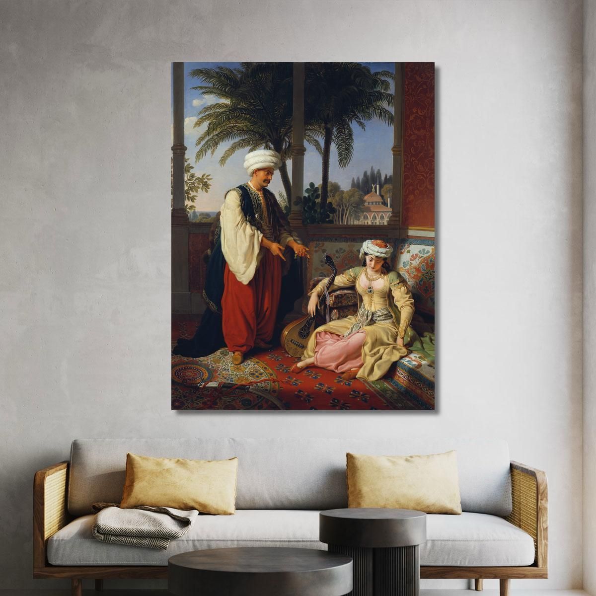 The Turkish Unfaithfulness' Johann Peter Krafft jpk17 canvas print 