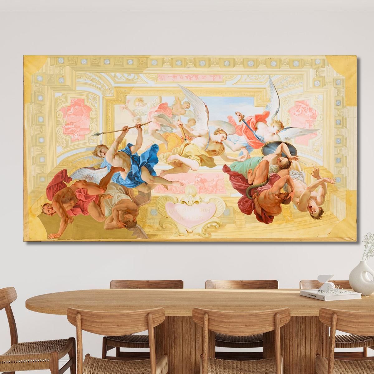 Engelssturz Johann Peter Krafft jpk19 canvas print 