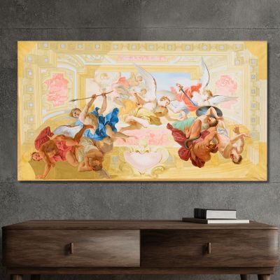 Engelssturz Johann Peter Krafft jpk19 canvas print 