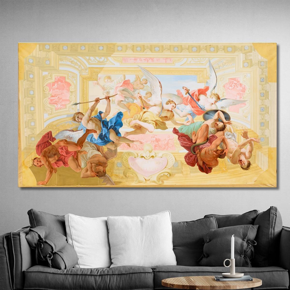 Engelssturz Johann Peter Krafft jpk19 canvas print 