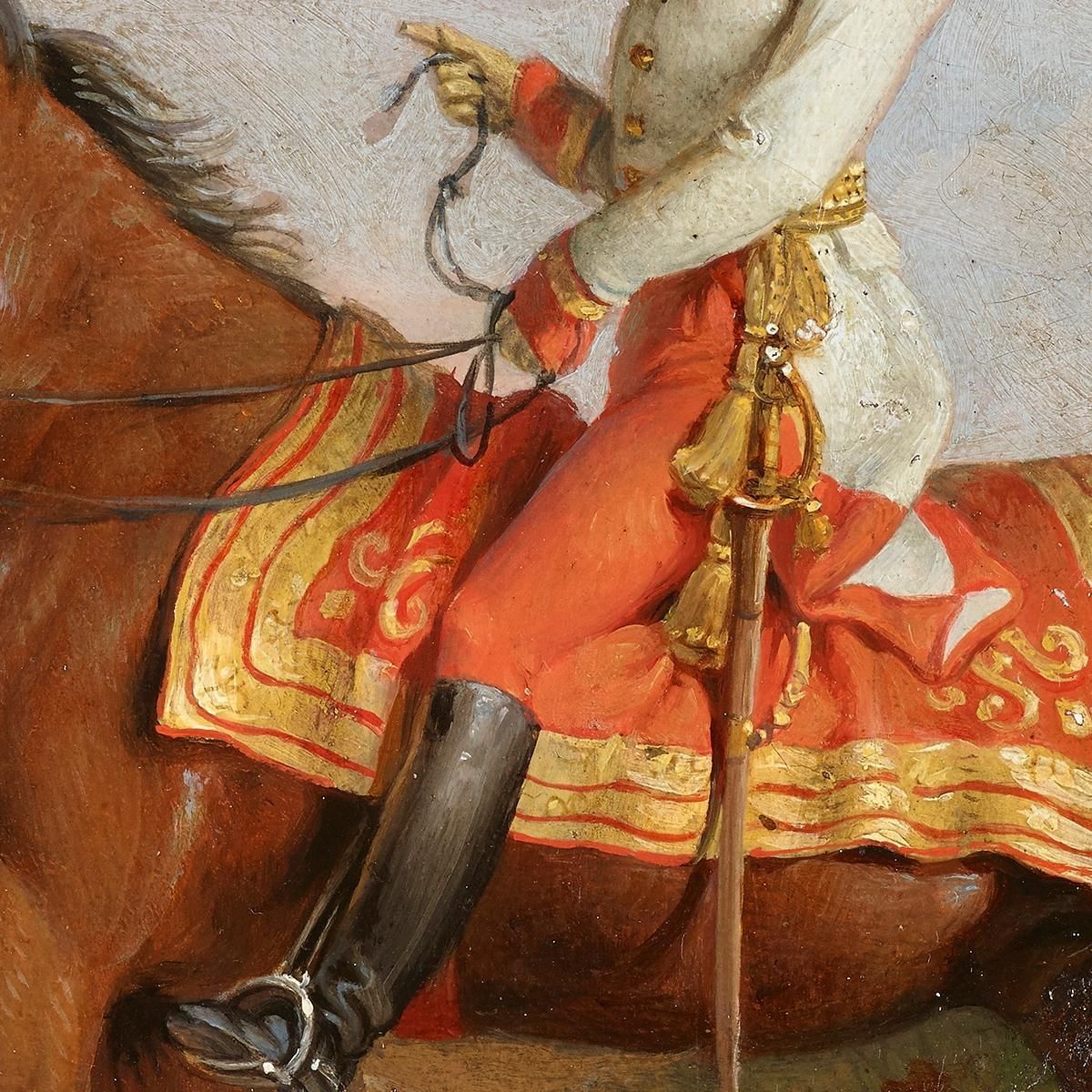 Archduke Carl On Horseback Johann Peter Krafft jpk20 canvas print