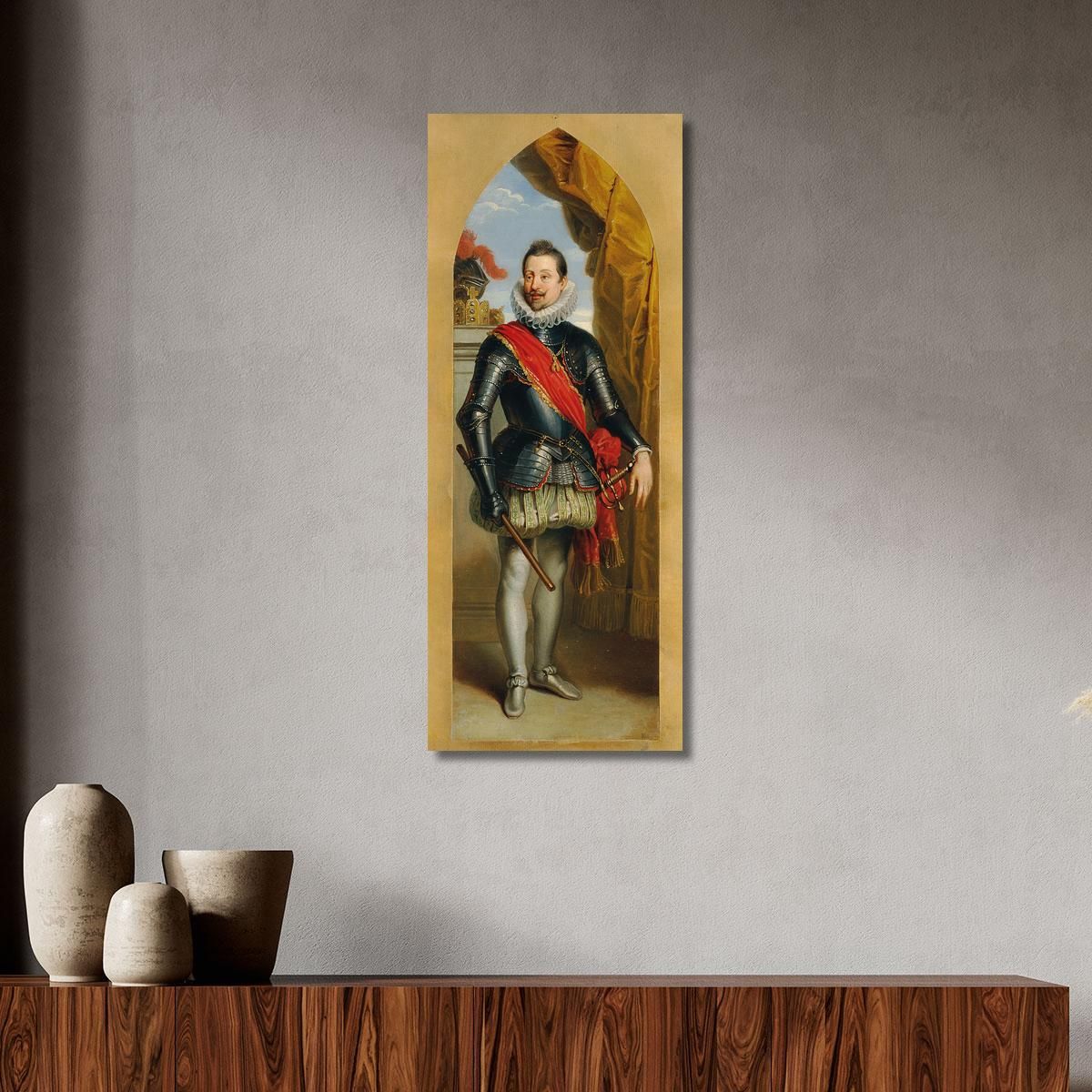 Emperor Ferdinand Ii. Standing 2 Johann Peter Krafft jpk29 canvas print 