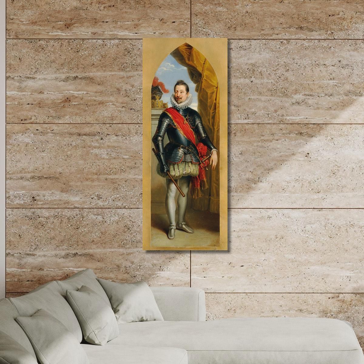 Emperor Ferdinand Ii. Standing 2 Johann Peter Krafft jpk29 canvas print 