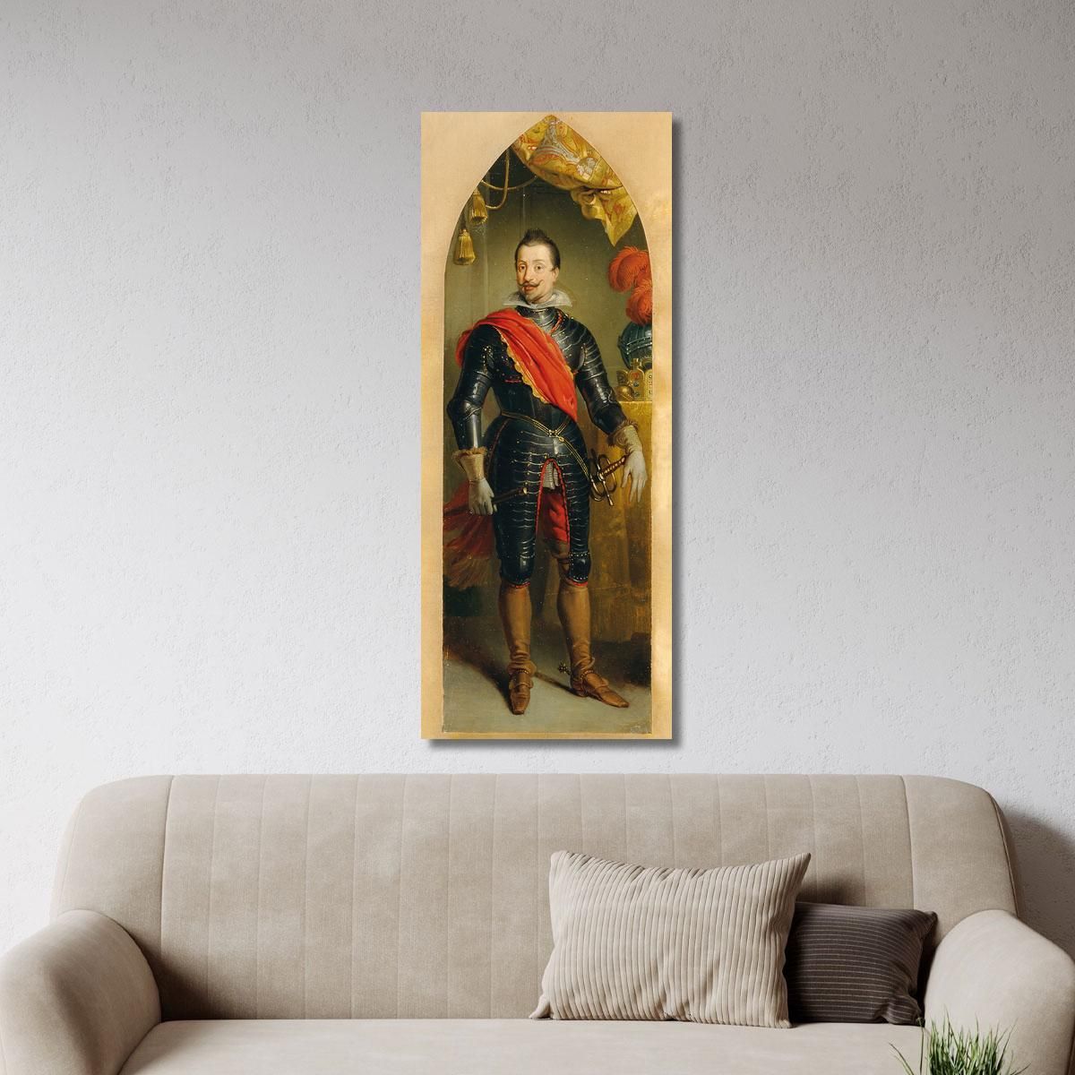 Emperor Ferdinand Ii. Standing Johann Peter Krafft jpk30 canvas print 