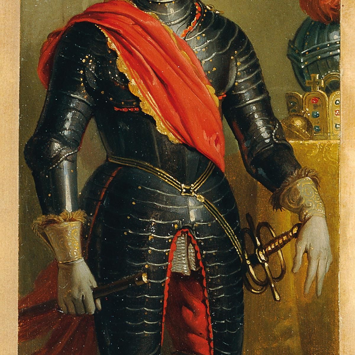 Emperor Ferdinand Ii. Standing Johann Peter Krafft jpk30 canvas print