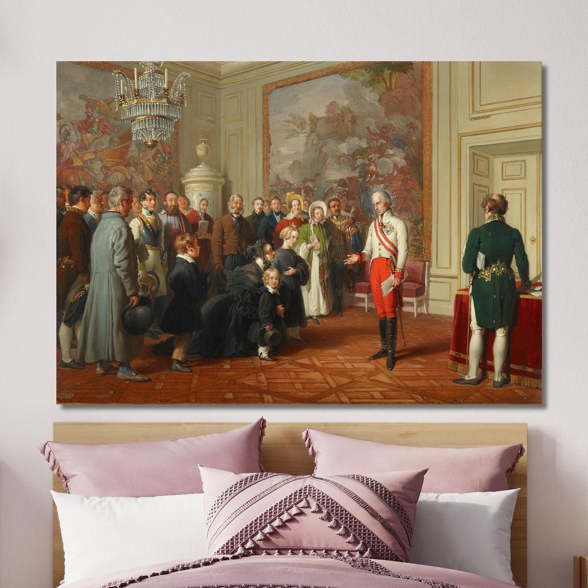 Emperor Franz I Grants General Audience Johann Peter Krafft jpk31 canvas print 