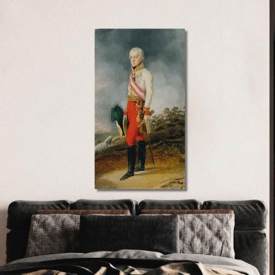 Emperor Franz I Of Austria Johann Peter Krafft jpk34 canvas print 