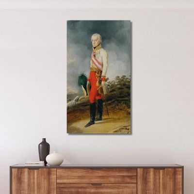 Emperor Franz I Of Austria Johann Peter Krafft jpk34 canvas print 