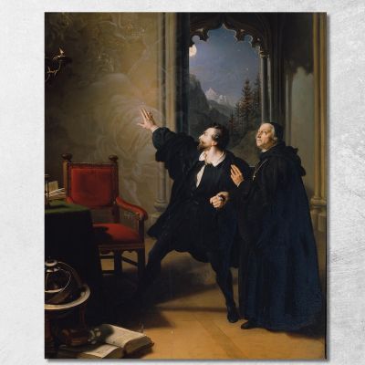Manfred'S Dying Hour Johann Peter Krafft jpk43 canvas print 