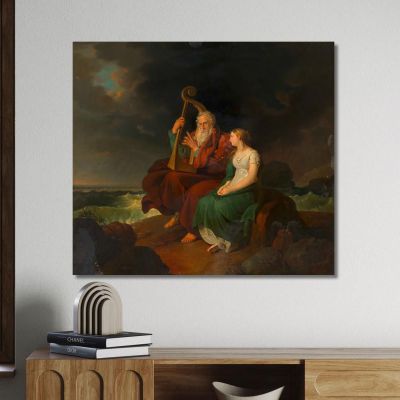 Ossian And Malvina Johann Peter Krafft jpk47 canvas print 