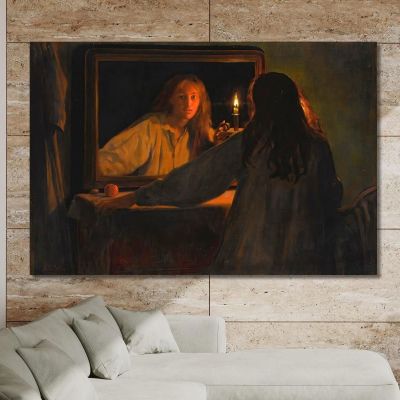 All Hallowe'En John Collier jcl2 canvas print 