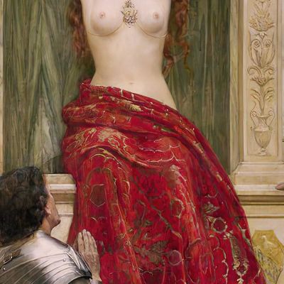 Tannhäuser On The Venusberg John Collier jcl19 canvas print