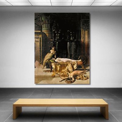 The Death Of Cleopatra John Collier jcl20 canvas print 
