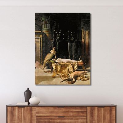 The Death Of Cleopatra John Collier jcl20 canvas print 