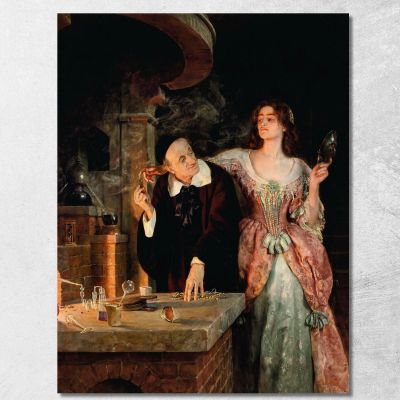 The Laboratory John Collier jcl22 canvas print 