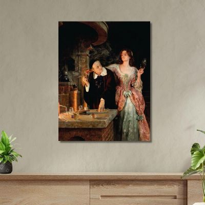 The Laboratory John Collier jcl22 canvas print 