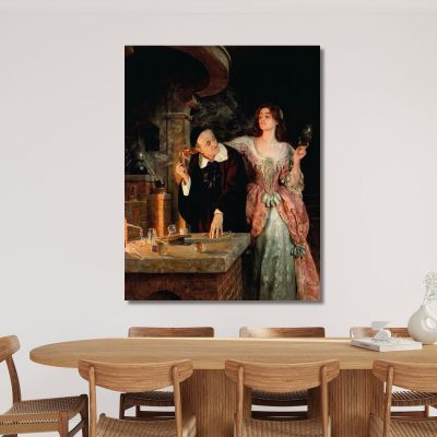 The Laboratory John Collier jcl22 canvas print 