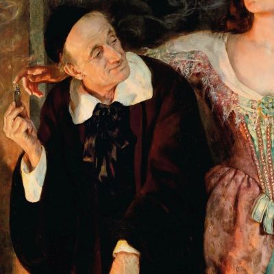 The Laboratory John Collier jcl22 canvas print