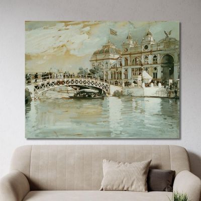 Columbian Exposition Chicago Childe Hassam chs13 canvas print 
