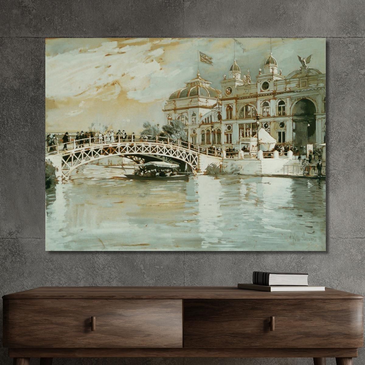 Columbian Exposition Chicago Childe Hassam chs13 canvas print 