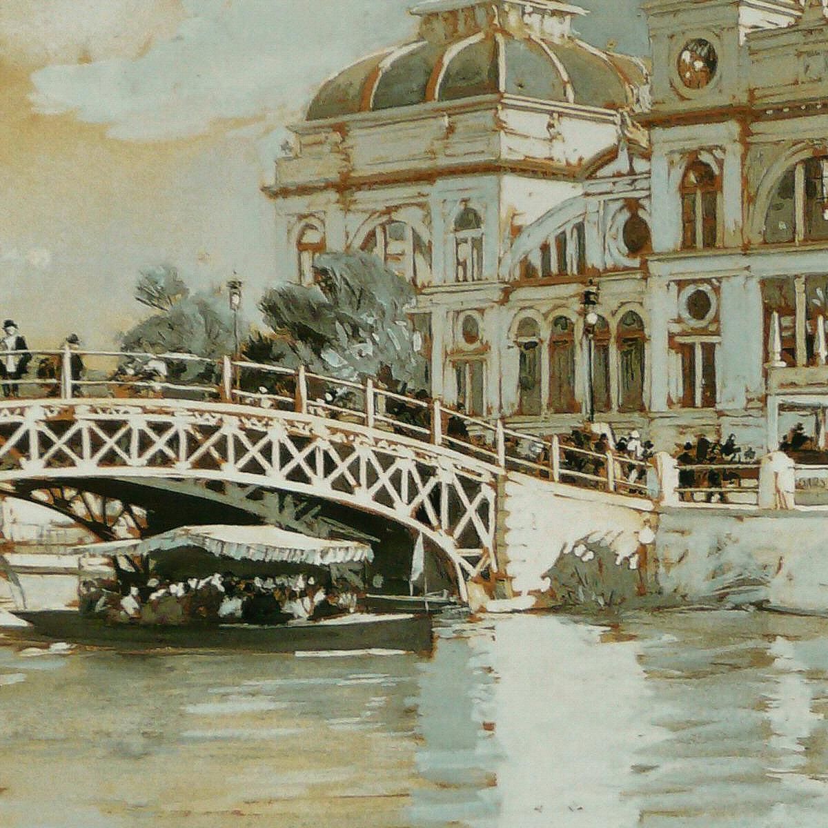 Columbian Exposition Chicago Childe Hassam chs13 canvas print